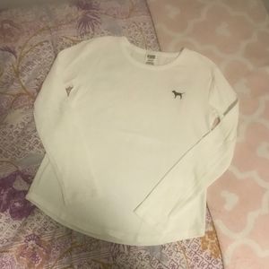 Pink Waffle Long Sleeve